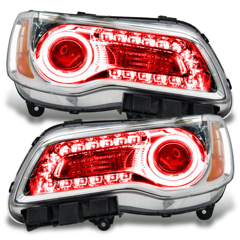 Oracle 11-14 Chrysler 300C SMD HL - Chrome - NON HID - DRL - w/o Controller - 7730-334