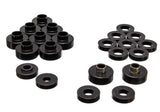 Energy Suspension CJ5-7 Body Mounts - Black - 2.4103G
