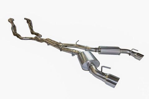 Kooks 16-22 Chevrolet Camaro SS 1 7/8in Headers w/ GREEN Exhaust Kit Polished Dual Tips - 2260F430