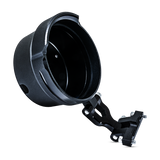 Performance Machine Round Gauge Relocation Kit - Black Ops - 0208-2192-SMB