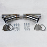 Granatelli 2.0in Stainless Steel Manual Dual Exhaust Cutout - 306520D