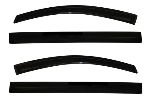 AVS 11-18 Toyota Sienna Ventvisor Outside Mount Window Deflectors 4pc - Smoke - 94365