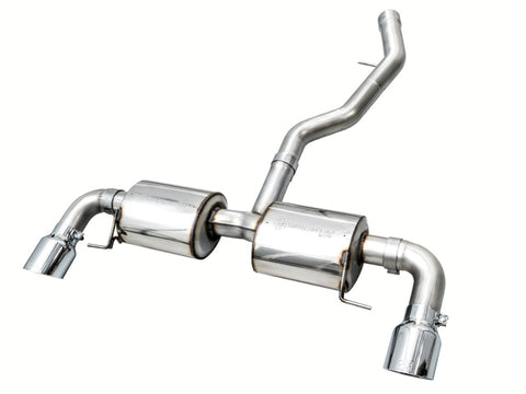 AWE Tuning 19-23 BMW 330i / 21-23 BMW 430i Base G2X Touring Axle-Back Exhaust - Chrome Silver - 3015-32429