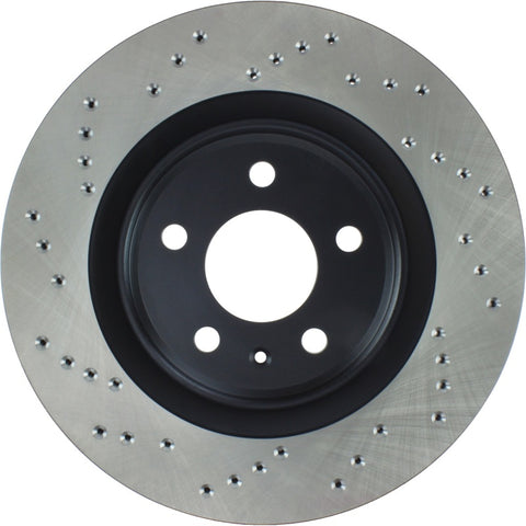 StopTech 12 Audi A6 Quattro/11-12 A7 Quattro/13 Q5/7-11/13 S4/12 S5 Rear Right Drilled Cryo Rotor - 128.33137CR