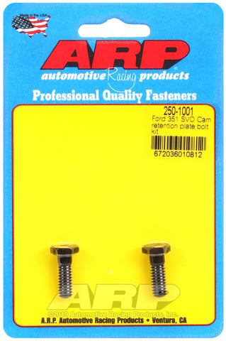 ARP Ford 351 SVO Cam Retention Plate Bolt Kit - 250-1001