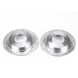 Power Stop 00-04 Volvo S40 Rear Evolution Drilled & Slotted Rotors - Pair - EBR645XPR