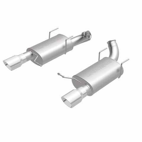 MagnaFlow 13 Ford Mustang V8 5.0L Dual Split Rear Exit Stainless Cat Back Performance Exhaust - 15151