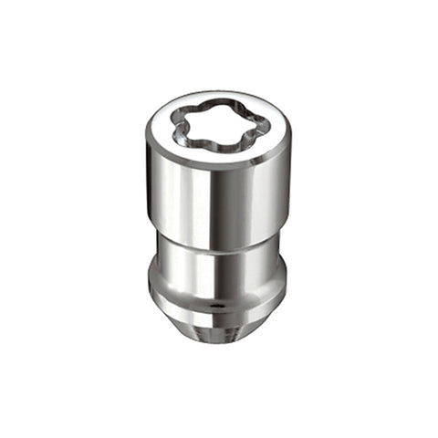 McGard Wheel Lock Nut Set - 5pk. (Cone Seat) 1/2-20 / 3/4 &13/16 Dual Hex / 1.46in. Length - Chrome - 24538