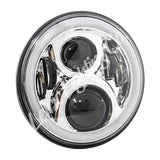 Letric Lighting 7in Led W/Full Halo Chr - LLC-LHC-7DC