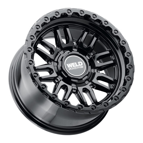 Weld Off-Road Swift 17x9in - 8x165.1 BP - ET-12 - 125.1mm CB - Gloss Black Wheel & Ring - W18479082450