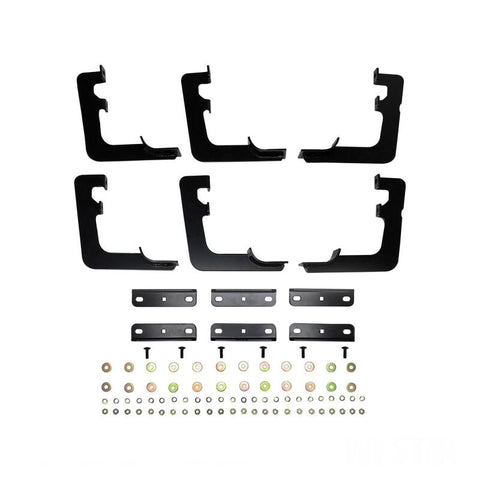 Westin 19 Ram 1500 Quad/Crew Cab (Ex. Classic) Premier Oval Nerf Step Bar Mount Kit - Black - 22-2245