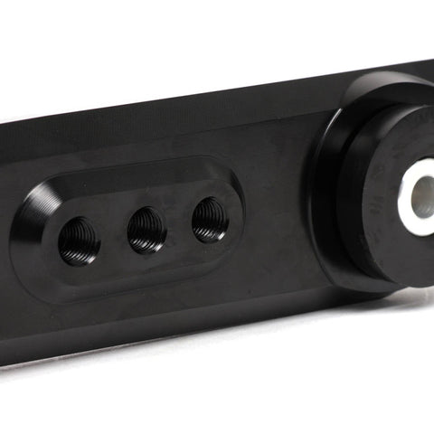 BLOX Racing V2 Billet Rear Lower Control Arms Poly Bushings 96-00 Honda Civic - Black - BXSS-21204-BK-V2