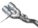 AWE Tuning 23-24 BMW G87 M2 Track Edition Exhaust - Chrome Silver Tips - 3020-42487
