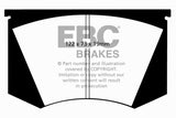 EBC 64-66 Ac Cobra 7.0 Redstuff Front Brake Pads - DP3223C