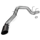 Banks Power 19-23 Dodge Ram Mega Cab 6.7L Cummins Monster Exhaust - SS Single Exhaust w/ Black Tip - 49799-B
