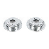 Power Stop 09-12 Hyundai Elantra Rear Evolution Drilled & Slotted Rotors - Pair - JBR1526XPR