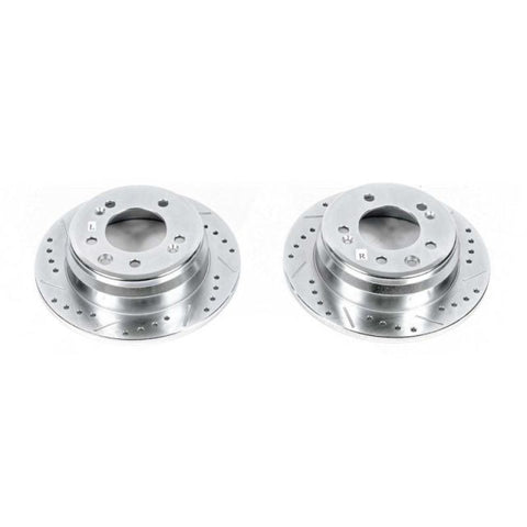 Power Stop 09-12 Hyundai Elantra Rear Evolution Drilled & Slotted Rotors - Pair - JBR1526XPR