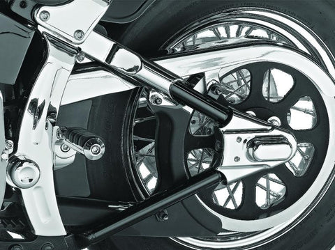 Kuryakyn Boomerang Frame Covers For 00-07 Softail Chrome - 7851