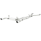 MagnaFlow 14 Infiniti Q50 V6 3.7L Cat-Back Polished Stainless Tips Dual Split Rear Exit Exhaust - 15310