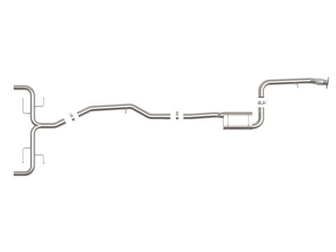 aFe 17-21 Alfa Romeo Giulia L4-2.0L (t) Mach Force-Xp 2in to 2-1/2in 304SS Cat-Back Exhaust - 49-36903
