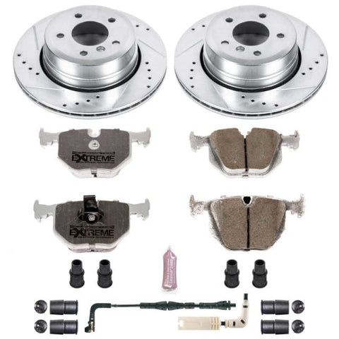 Power Stop 06-07 BMW 525xi Rear Z26 Street Warrior Brake Kit - K5491-26