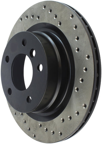 StopTech 06 BMW 325 Series / 07-09 BMW 328 Series Drilled Left Rear Rotor - 128.34078L
