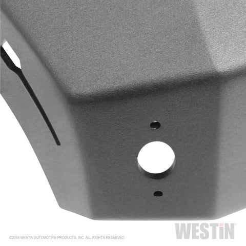 Westin 07-18 Jeep Wrangler JK WJ2 Stubby Front Bumper - Tex. Blk - 59-80005