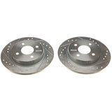Power Stop 2018 Ford EcoSport Rear Evolution Drilled & Slotted Rotors - Pair - AR85193XPR