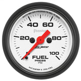 Autometer Phantom 52mm 0-100 PSI Fuel Pressure Gauge - 5763