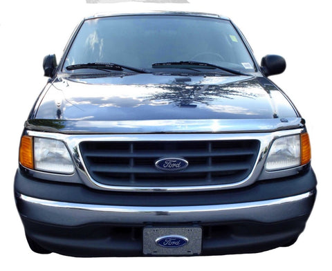 AVS 97-03 Ford F-150 High Profile Hood Shield - Chrome - 680513