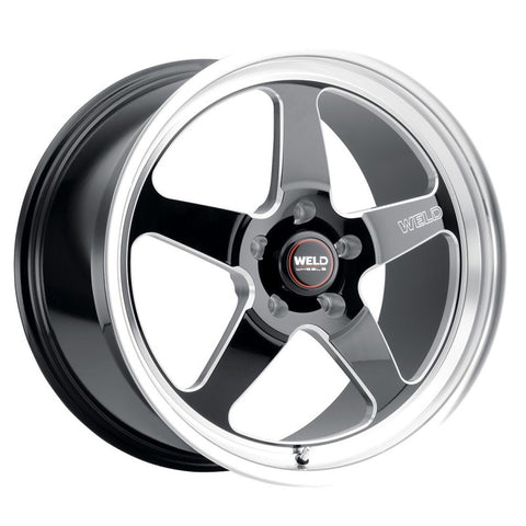 Weld S104 15x7 Ventura 5x120.65 ET00 BS4.00 Gloss BLK MIL DIA 78.1 - S104B7063400