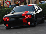 Oracle Dodge Challenger 08-14 LED Waterproof Halo Kit - Red - 1292-003