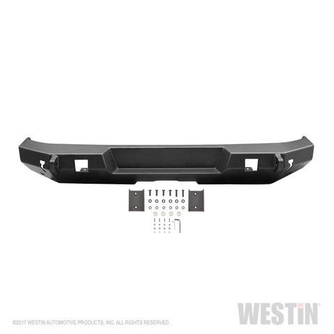 Westin 07-18 Jeep Wrangler JK WJ2 Rear Bumper - Textured Black - 59-82005