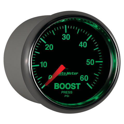 Autometer GS 52mm 0-60 psi Mechanical Boost Gauge - 3805