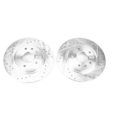 Power Stop 17-19 Chrysler Pacifica Rear Evolution Drilled & Slotted Rotors - Pair - AR86001XPR