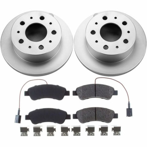Power Stop 14-19 Ram ProMaster 1500 Rear Z17 Evolution Geomet Coated Brake Kit - CRK7310