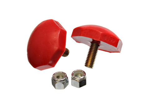 Energy Suspension Octagon Bump Stop Set - Red - 9.9158R