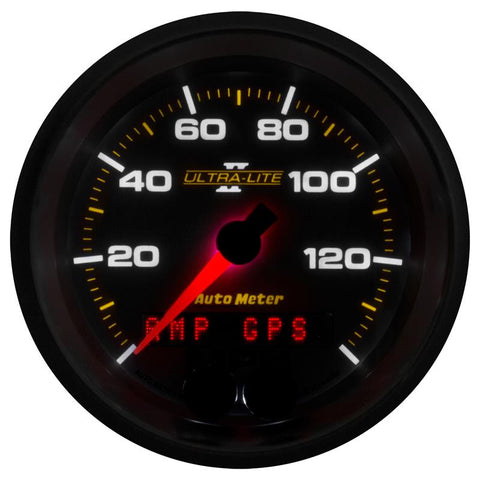 Autometer Ultra-Lite II 3-3/8in 0-140MPH In-Dash Electronic GPS Programmable Speedometer - 4980