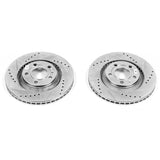 Power Stop 04-09 Audi S4 Rear Evolution Drilled & Slotted Rotors - Pair - EBR1014XPR
