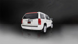 Corsa 2011-2014 Cadillac Escalade 6.2L V8 3in Cat-Back Single Side w Twin 4in Black Pro-Series Tips - 14878BLK