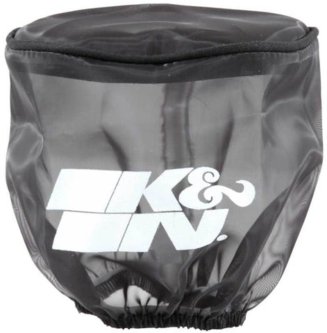 K&N Black Drycharger Round Straight Air Filter Wrap 4.5in ID x 4in H - RB-0900DK