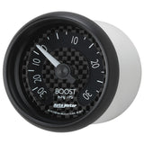 Autometer GT Series 52mm Mechanical 30 In Hg/30 psi Vacuum/Boost Gauge - 8003