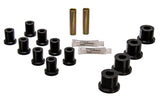 Energy Suspension Jeep Spring Bushing Set - Black - 2.2116G