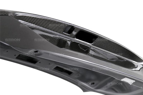 Seibon 2016 Honda Civic 2 Door Coupe FC4 Carbon Fiber Gloss Finish Trunk Lid - TL16HDCV2D