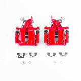 Power Stop 12-16 Buick LaCrosse Rear Red Calipers w/Brackets - Pair - S5324