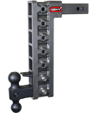 Gen-Y Mega Duty 2in Shank 15in Drop 10K Hitch w/GH-031 Dual-Ball/GH-032 Pintle Lock - GH-327