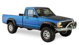 Bushwacker 84-01 Jeep Cherokee Cutout Style Flares 4pc Fits 2-Door Sport Utility Only - Black - 10912-07