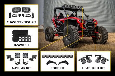 Diode Dynamics 19-25 Honda Talon SS10 Grille Sport Yellow Combo - DD7927
