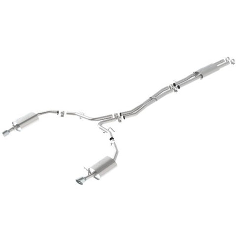 Ford Racing 10-17 Taurus Sho Cat-Back Touring Exhaust System - Chrome Tips - M-5200-SHOTC