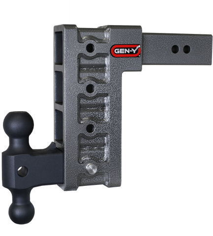 Gen-Y Mega Duty 2.5in Shank 9in Drop 3K TW 21K Hitch w/GH-061 Dual-Ball - GH-614